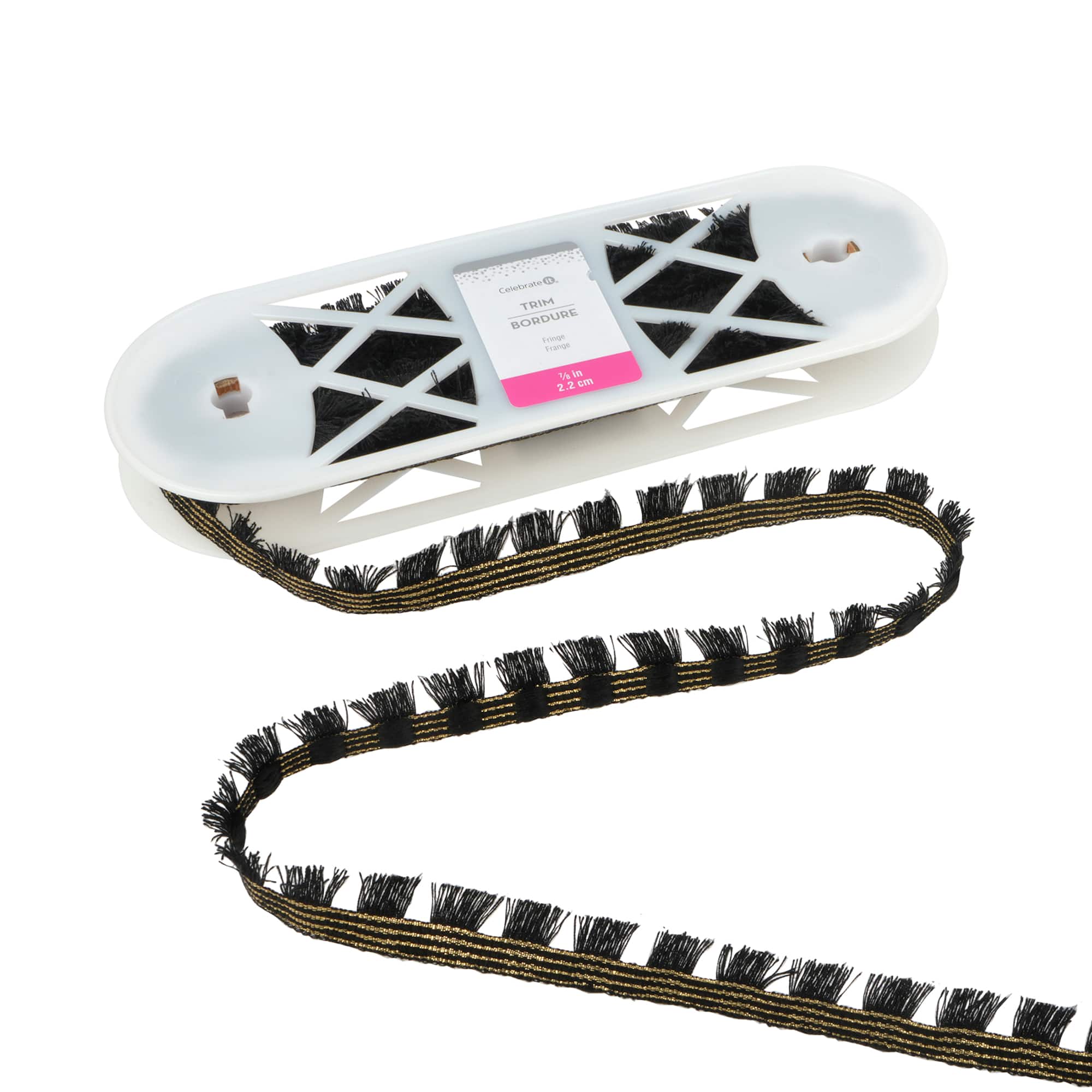 7/8" Metallic Fringe Trim Ribbon by Celebrate It